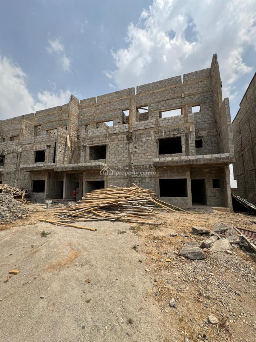 a Semi-finished 4 Bedroom Terrace Duplex, Gwarinpa, Abuja, Terraced Duplex for Sale
