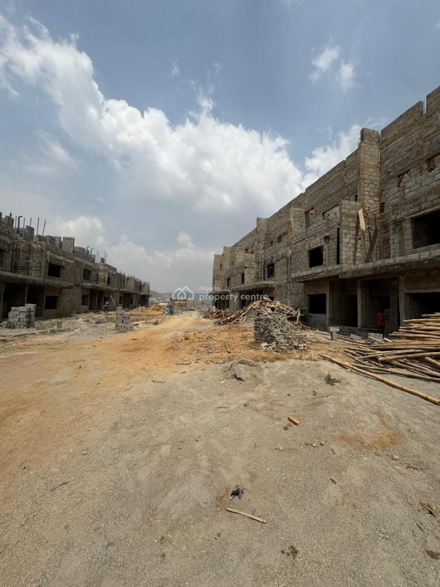 a Semi-finished 4 Bedroom Terrace Duplex, Gwarinpa, Abuja, Terraced Duplex for Sale