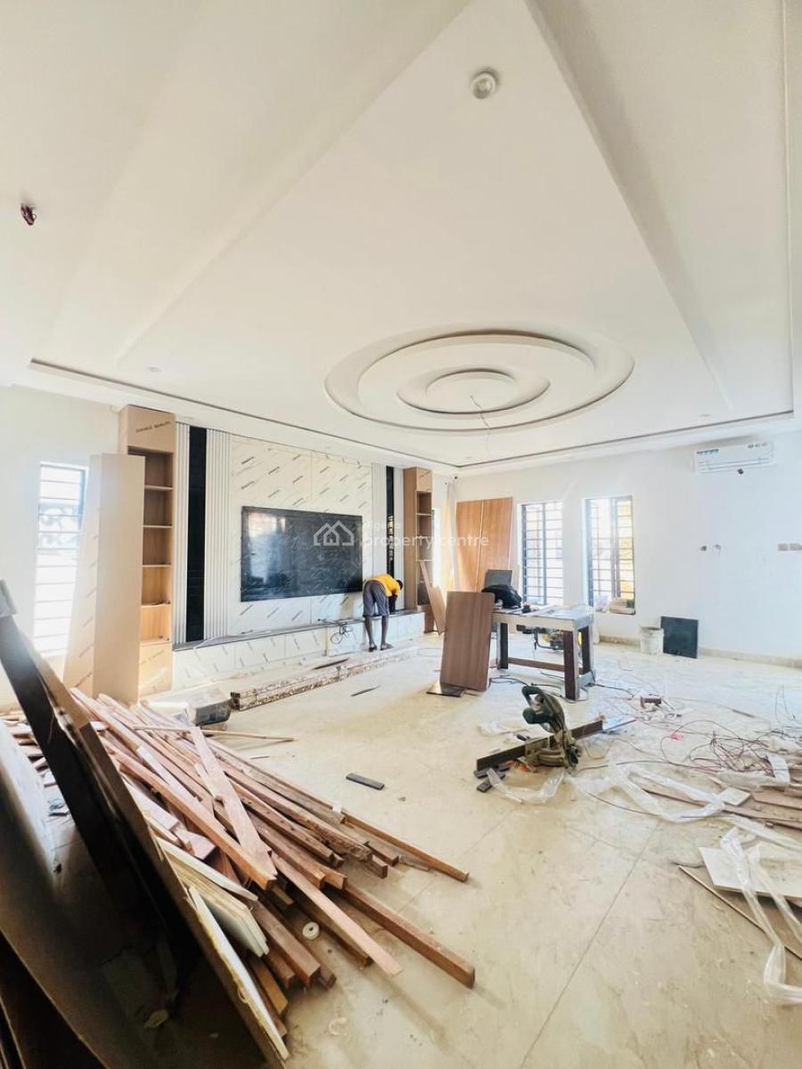 Magnificient 5 Bedroom Fully Detached Duplex Plus Bq & Open Terrace, Exclusively Designed Home with Study, Roof Terrace, Bq in an Estate, Gra Phase 1, Magodo, Lagos, Detached Duplex for Sale