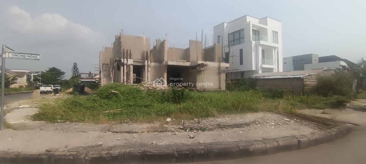 a 906sqm Land with an Uncompleted Structure on a Corner Piece, Pinnock Beach Estate, Osapa, Lekki, Lagos, Land for Sale