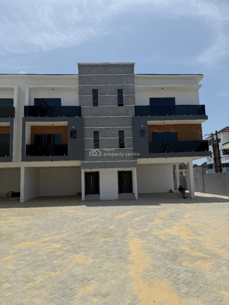 Brand New 4 Bedroom Terrace with Bq, Ologolo, Lekki, Lagos, Terraced Duplex for Rent