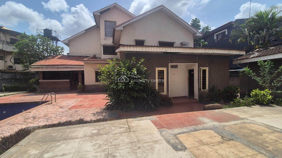 Massive 7 Bedroom Fully Detached Duplex with 2 Rooms Bq & 2 Bedrooms Chalet, Ikeja Gra, Ikeja, Lagos, Detached Duplex for Rent