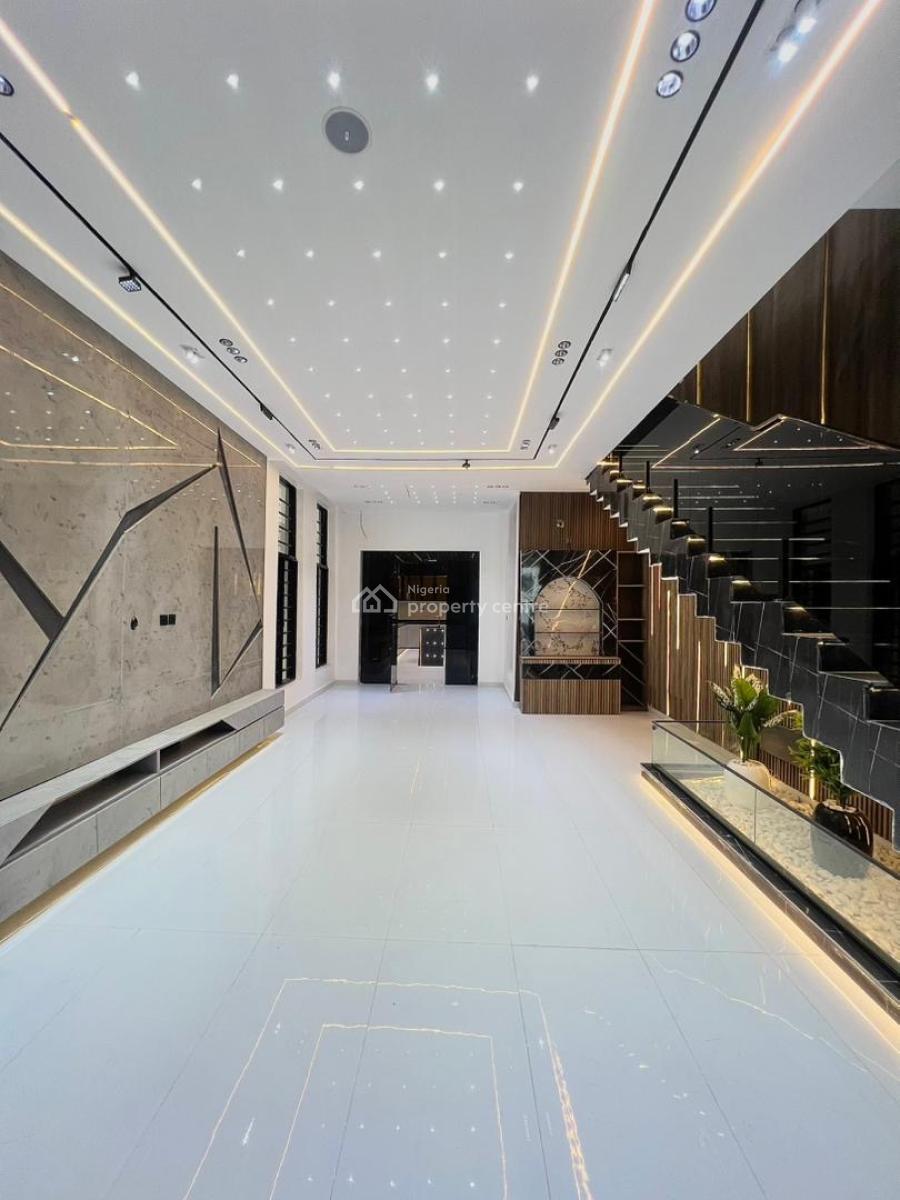 Luxury 5-bedroom Fully Detached House with Boys Quarters and Swimming, Chevron, Lekki, Lagos, Detached Duplex for Sale