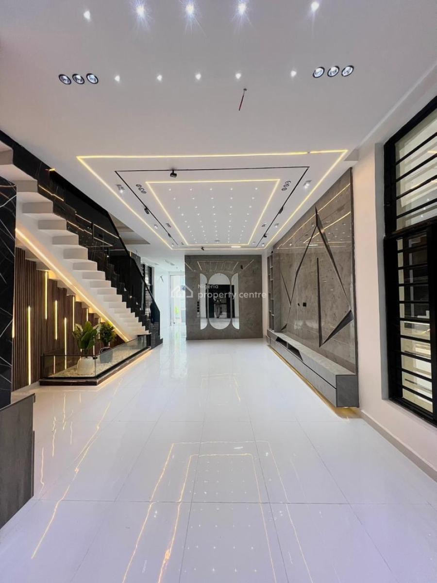 Luxury 5-bedroom Fully Detached House with Boys Quarters and Swimming, Chevron, Lekki, Lagos, Detached Duplex for Sale
