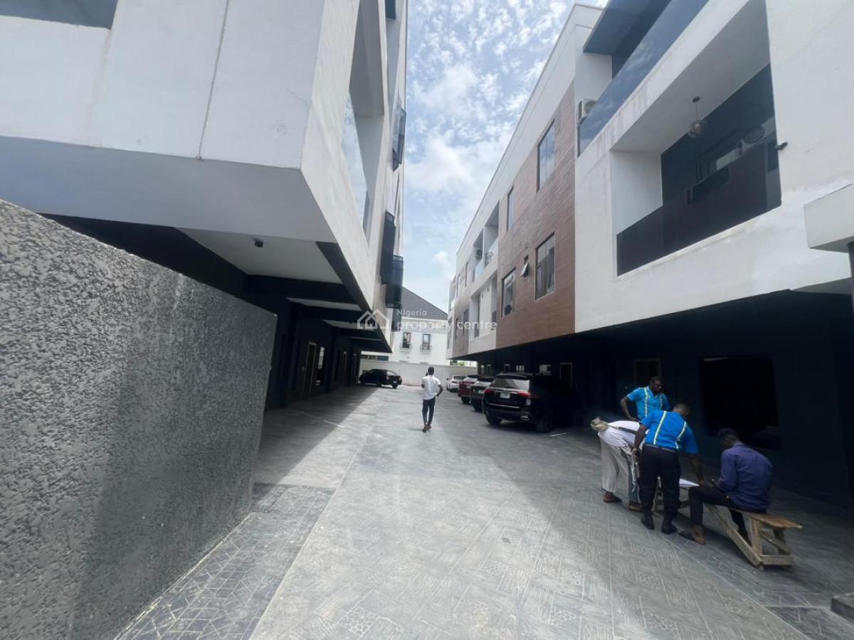 Newly Built 4 Bedrooms Terrace  Duplex with Bq/ Swimming, Lekki Phase 1, Lekki, Lagos, Terraced Duplex for Sale