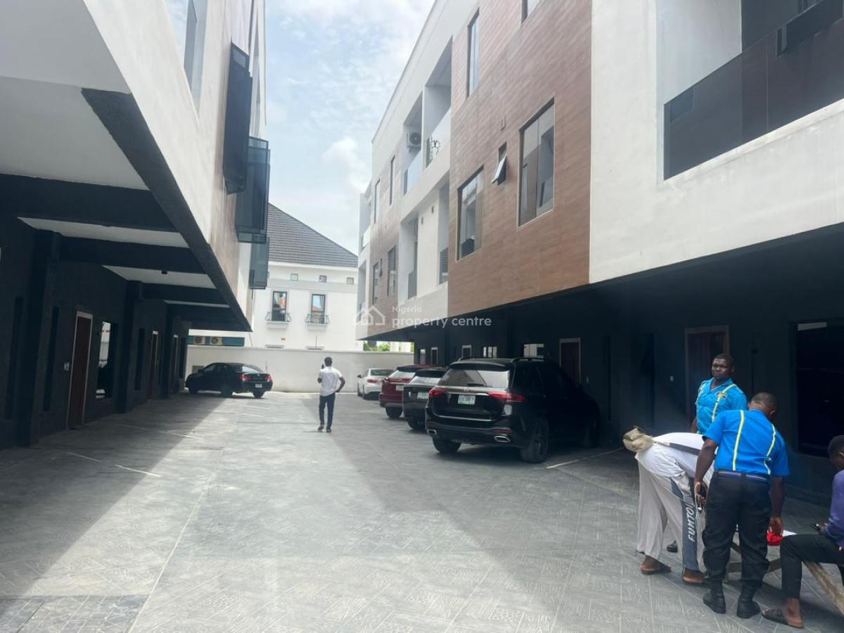 Newly Built 4 Bedrooms Terrace  Duplex with Bq/ Swimming, Lekki Phase 1, Lekki, Lagos, Terraced Duplex for Sale