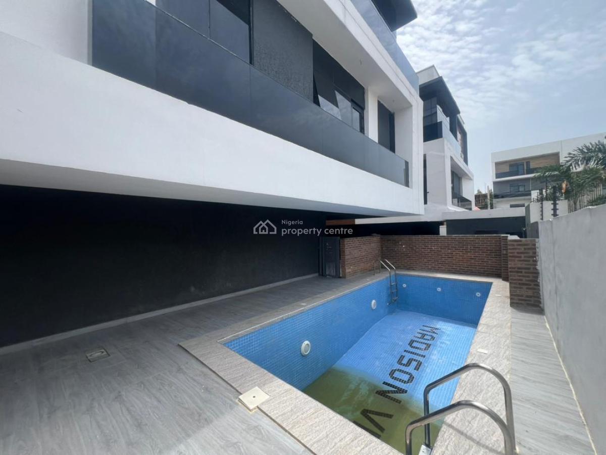 Newly Built 4 Bedrooms Terrace  Duplex with Bq/ Swimming, Lekki Phase 1, Lekki, Lagos, Terraced Duplex for Sale