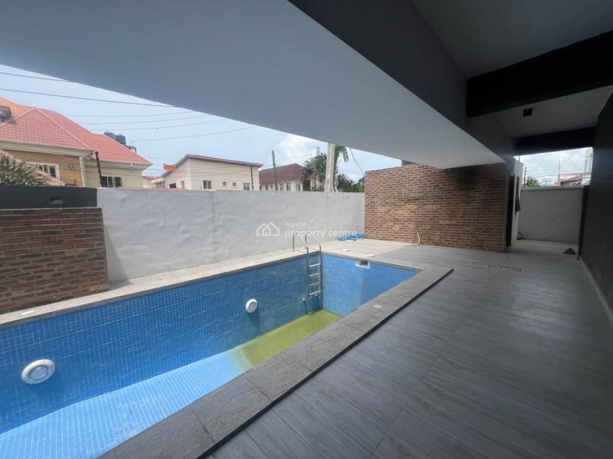 Newly Built 4 Bedrooms Terrace  Duplex with Bq/ Swimming, Lekki Phase 1, Lekki, Lagos, Terraced Duplex for Sale