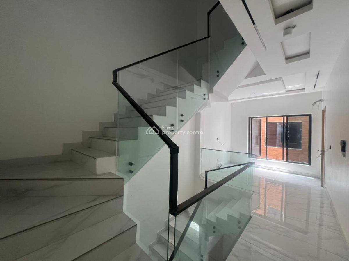 Newly Built 4 Bedrooms Terrace  Duplex with Bq/ Swimming, Lekki Phase 1, Lekki, Lagos, Terraced Duplex for Sale