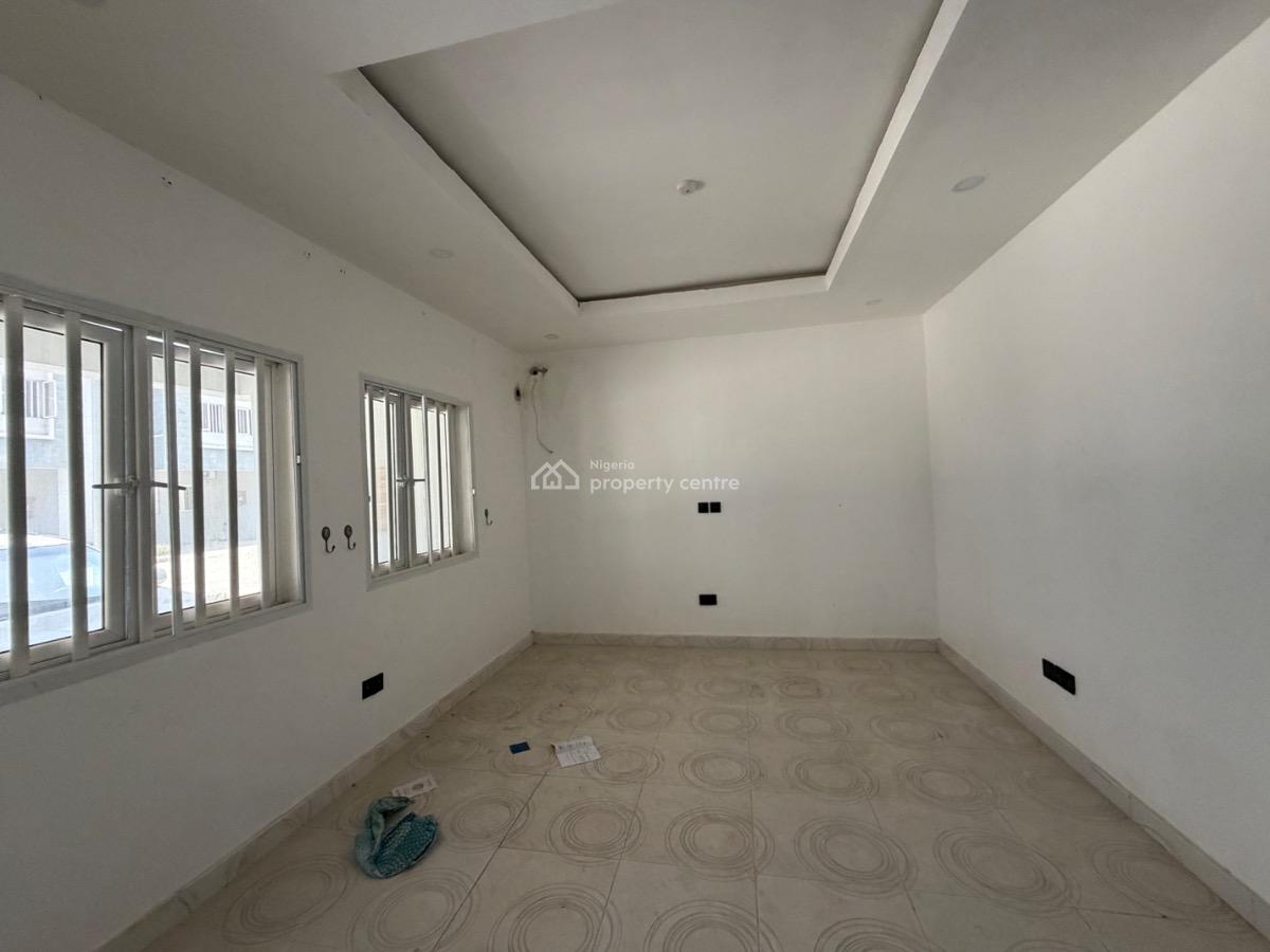 Massive 3 Bedroom Triplex with 2 Living Rooms, 1 Study& 3 Box Rooms, New Road  By The Coastal Road, Lekki, Lagos, Terraced Duplex for Rent