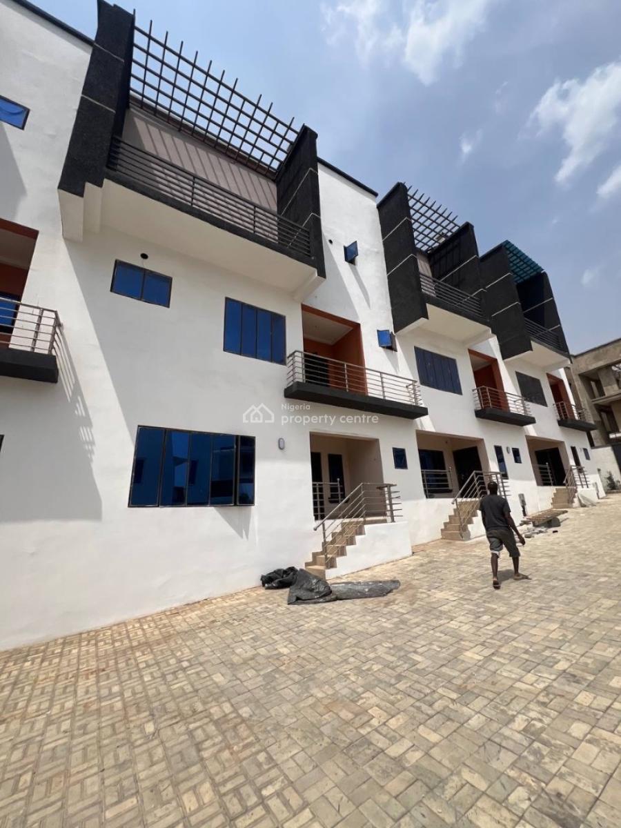 Luxury 4 Bedroom Terrace Duplex + Bq, Katampe, Abuja, Terraced Duplex for Rent