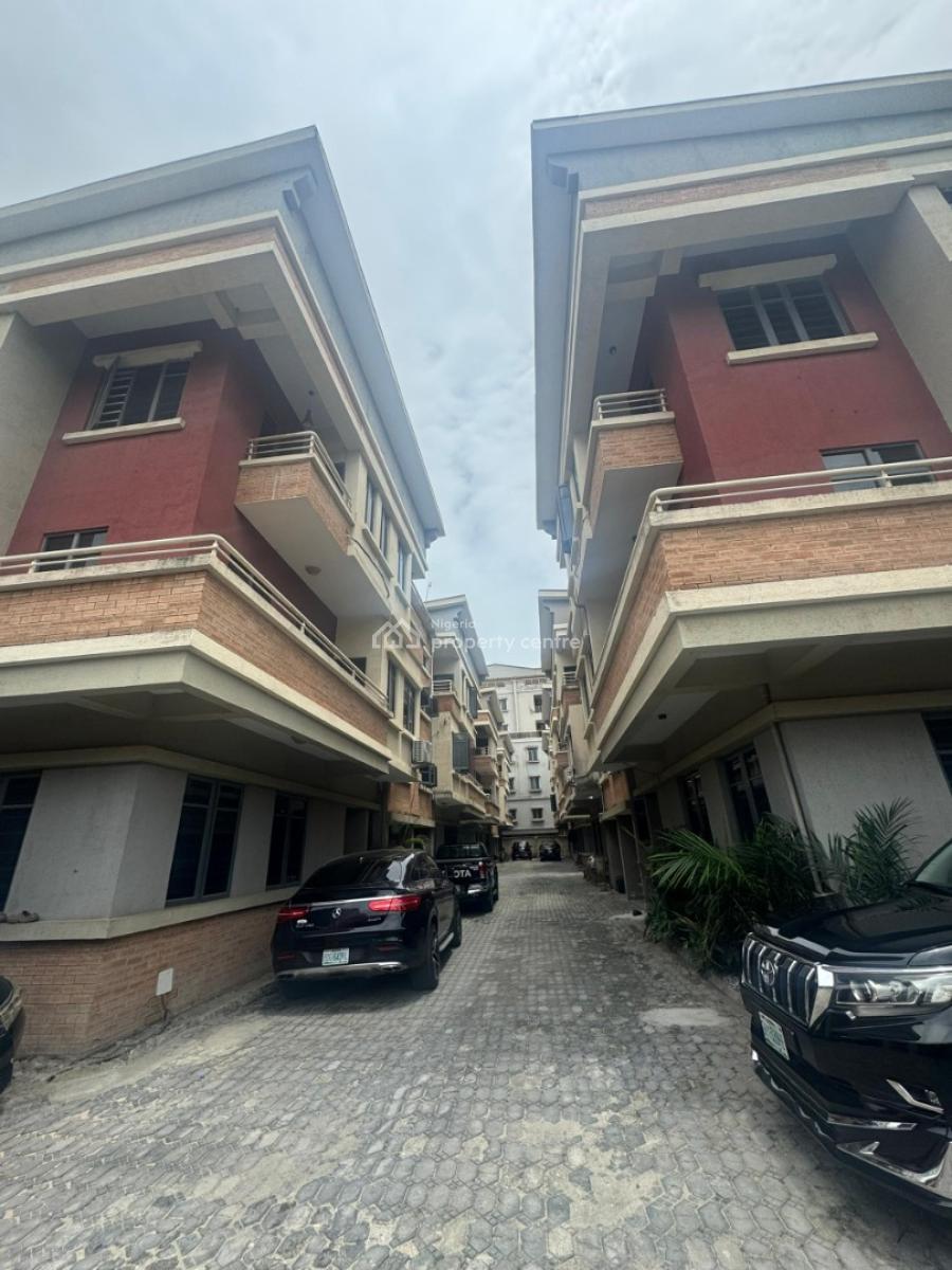 Well Maintained 5 Bedroom Semi Detached Duplex with a Bq, Access Estate Adjacent Four Point Hotel, Victoria Island (vi), Lagos, Terraced Duplex for Rent