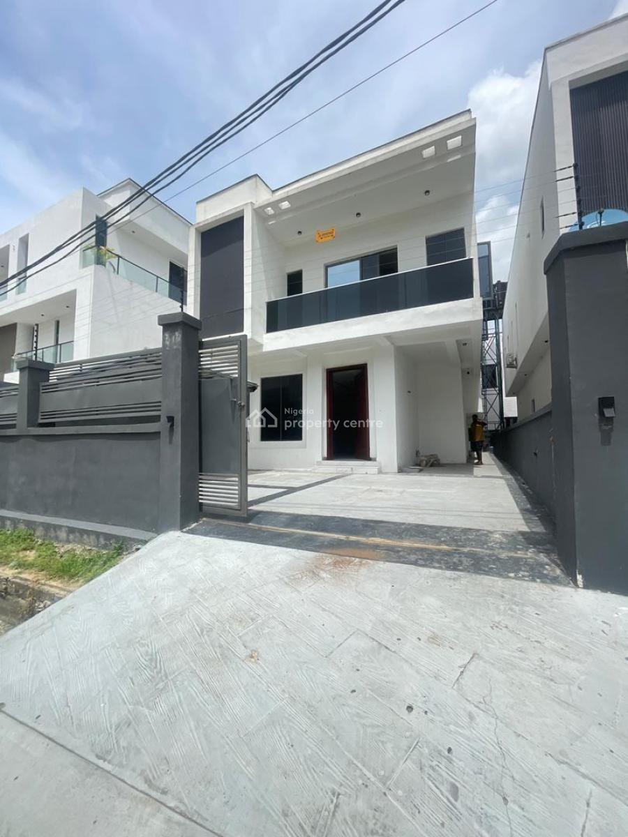 Beautiful 4 Bedroom Fully Detached Duplex with a Car Port and Bq, Ikate, Lekki, Lagos, Detached Duplex for Sale