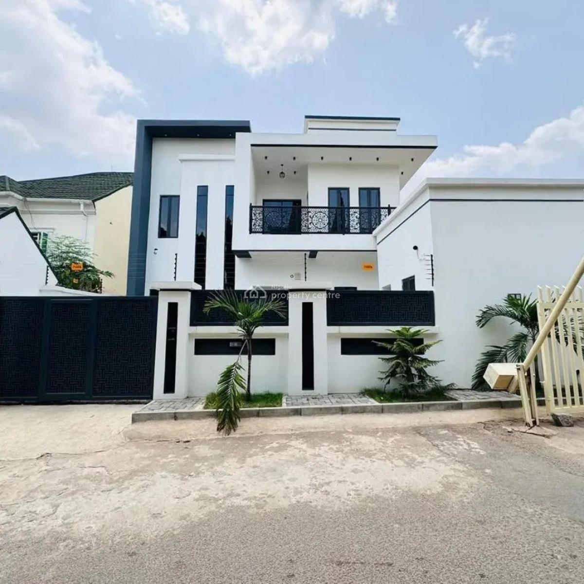 Modern Architectural Design 4 Bedroom Fully Detached Duplex with Bq, Life Camp, Abuja, Detached Duplex for Sale