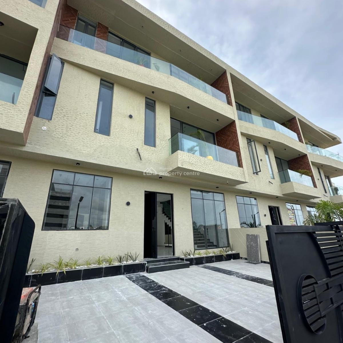 Luxurious 5 Bedroom Self Compound Terrace Duplex with Bq, Lekki Phase 1, Lekki, Lagos, Terraced Duplex for Sale