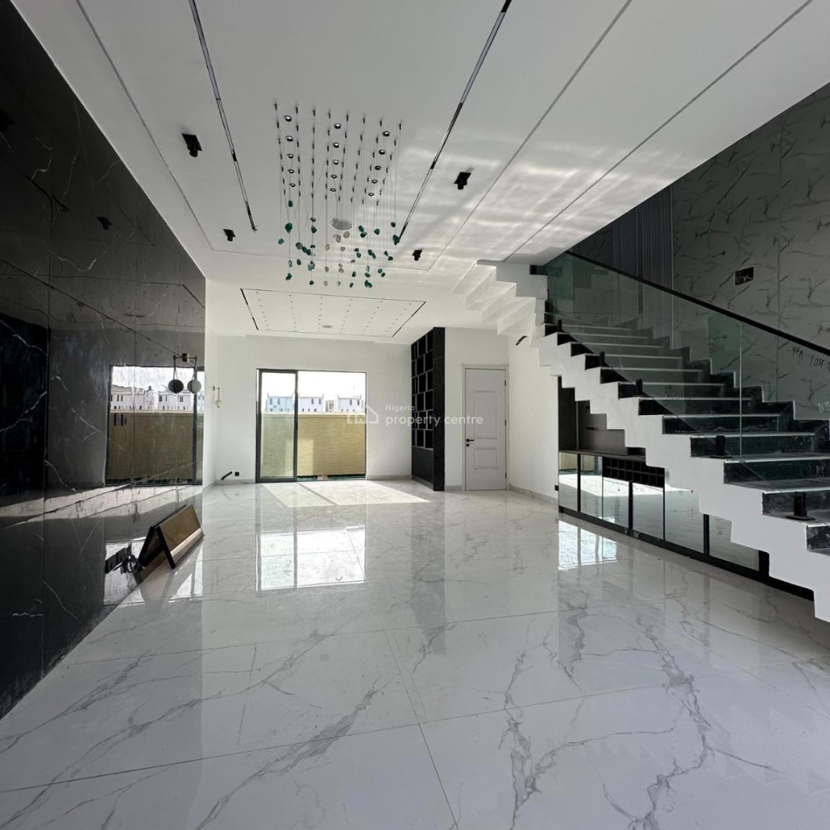 Luxurious 5 Bedroom Self Compound Terrace Duplex with Bq, Lekki Phase 1, Lekki, Lagos, Terraced Duplex for Sale