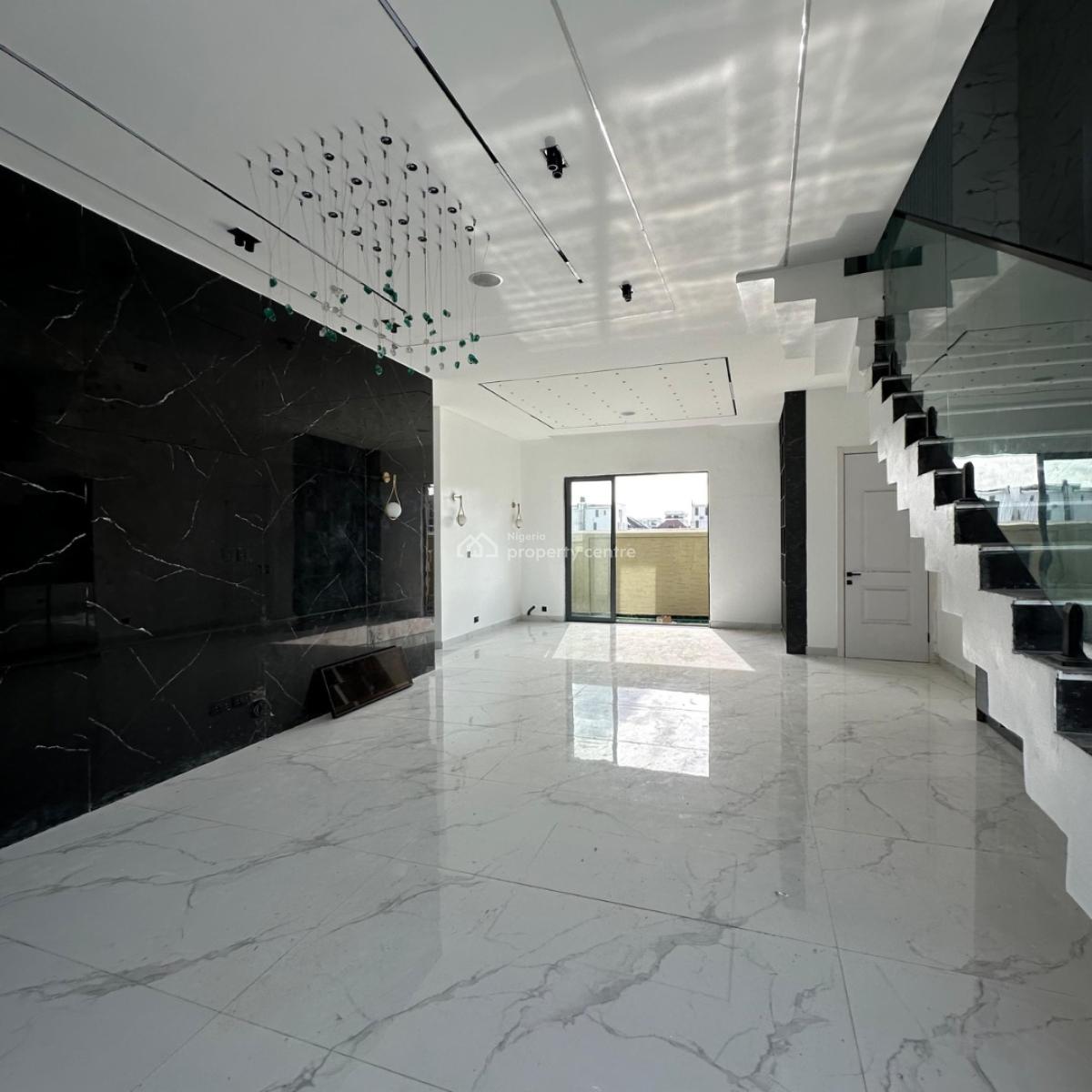 Luxurious 5 Bedroom Self Compound Terrace Duplex with Bq, Lekki Phase 1, Lekki, Lagos, Terraced Duplex for Sale