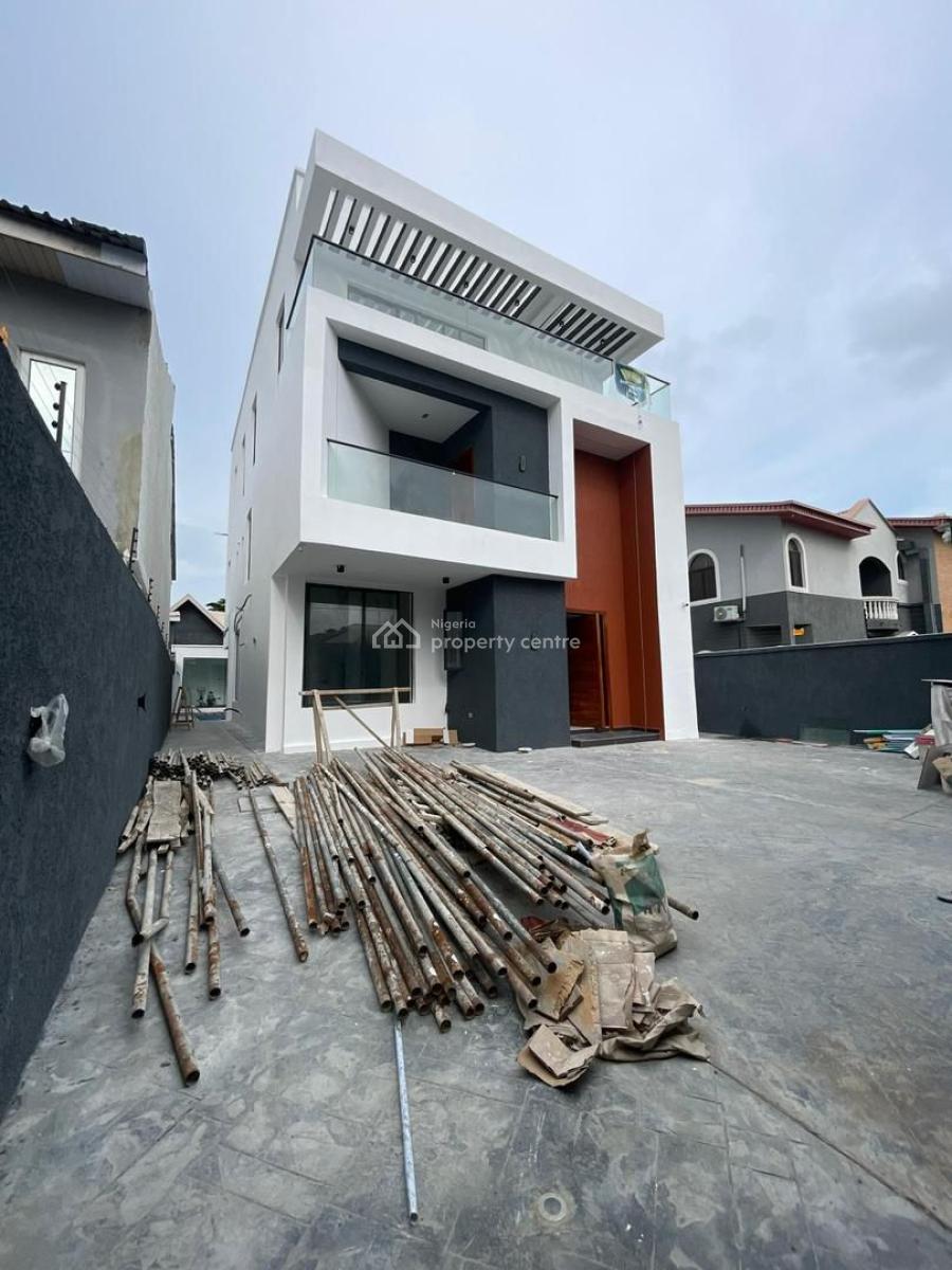 Newly Built 5 Bedroom Detached Home with Pool, Cinema, Gym, Open Terrace, Lekki Phase 1, Lekki, Lagos, Detached Duplex for Sale