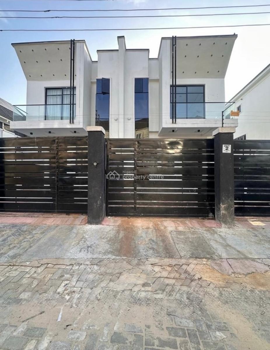 Luxury 4 Bedroom Semi-detached Duplex with Bq + Inverter, Ikota Gra, Ikota, Lekki, Lagos, Semi-detached Duplex for Rent
