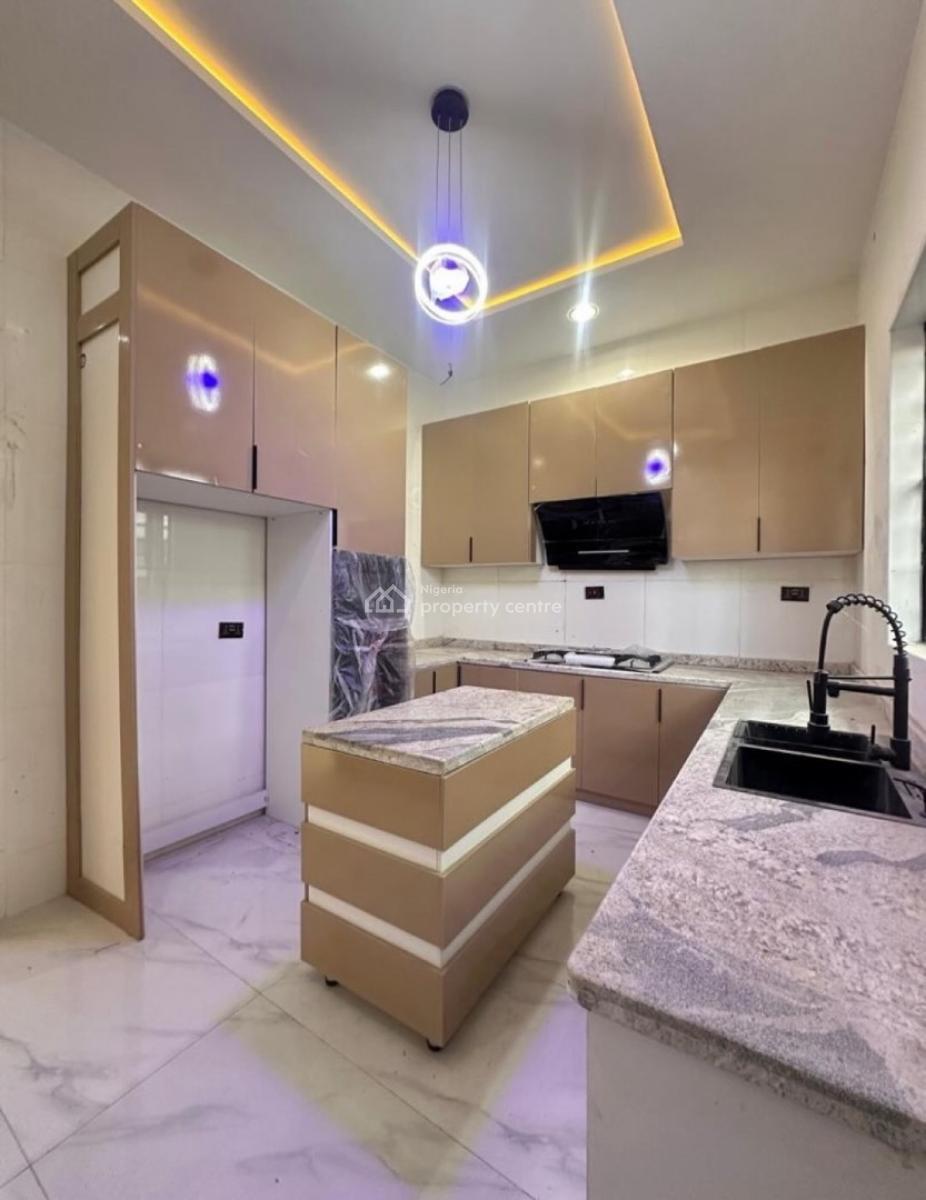 Luxury 4 Bedroom Semi-detached Duplex with Bq + Inverter, Ikota Gra, Ikota, Lekki, Lagos, Semi-detached Duplex for Rent