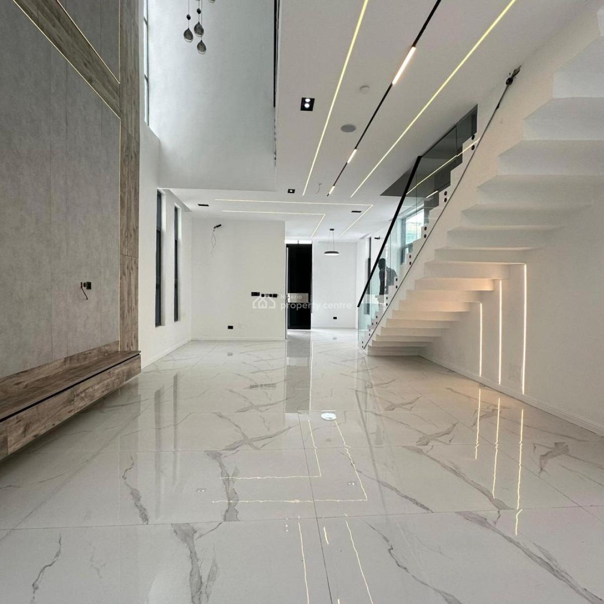 Luxurious 5 Bedroom Fully Detached with Bq, Pool, & Gym, Osapa, Lekki, Lagos, Detached Duplex for Sale