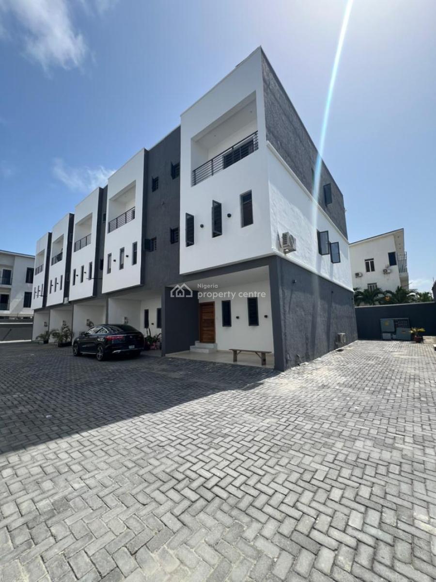 Lovely Furnished 4 Bedroom Terraced Duplex in a Secure Estate, Ikate, Lekki, Lagos, Terraced Duplex for Rent