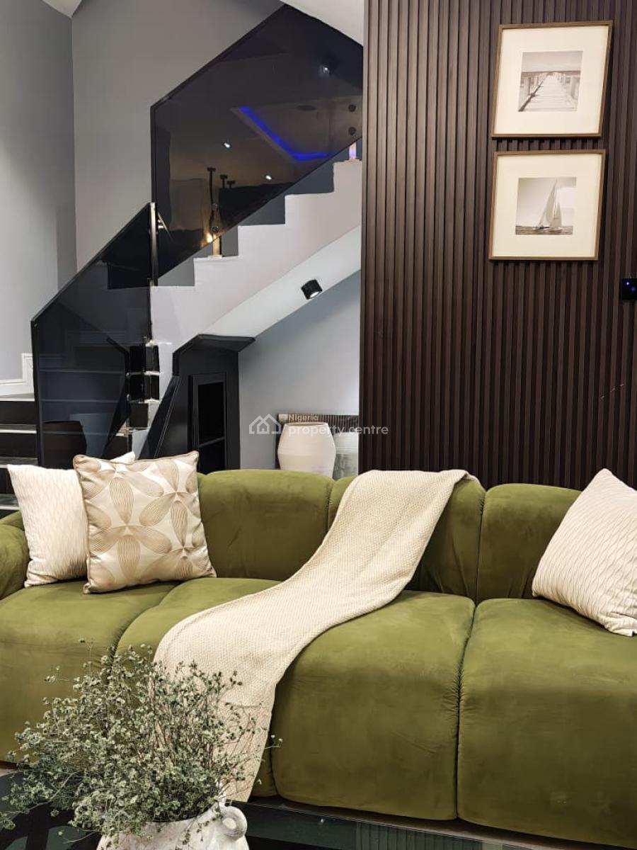 Elegant Newly Built Furnished 4bedroom Terraced Duplex with Bq, Ilasan Ikate, Lekki, Lagos, Terraced Duplex for Sale