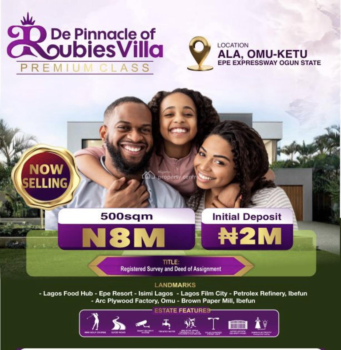 a Buy and Build Land, Ala, Omu-ketu, Along The Epe Expressway, Km 46, Ogun, Residential Land for Sale