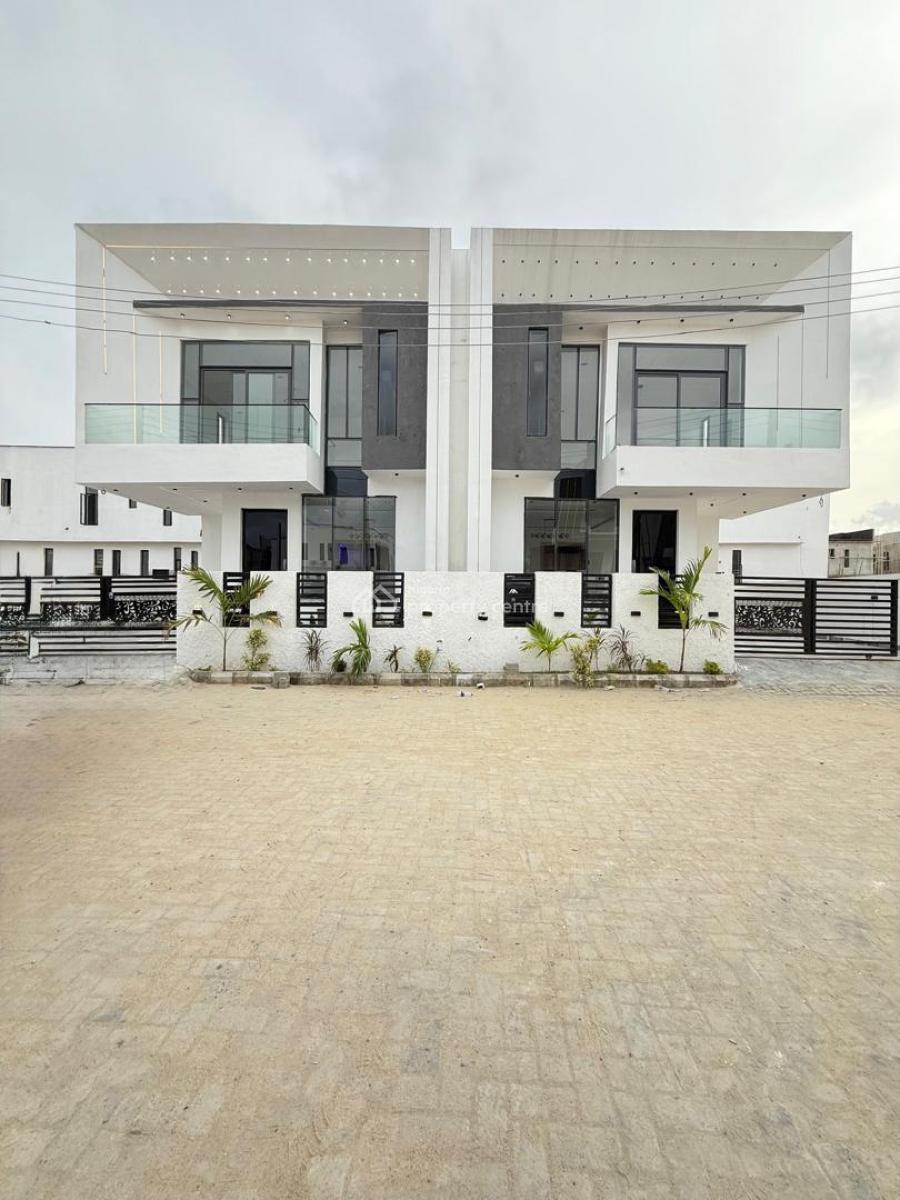 Affordable 4 Bedroom Semi Detached Home with Bq, Ajah, Lagos, Semi-detached Duplex for Sale