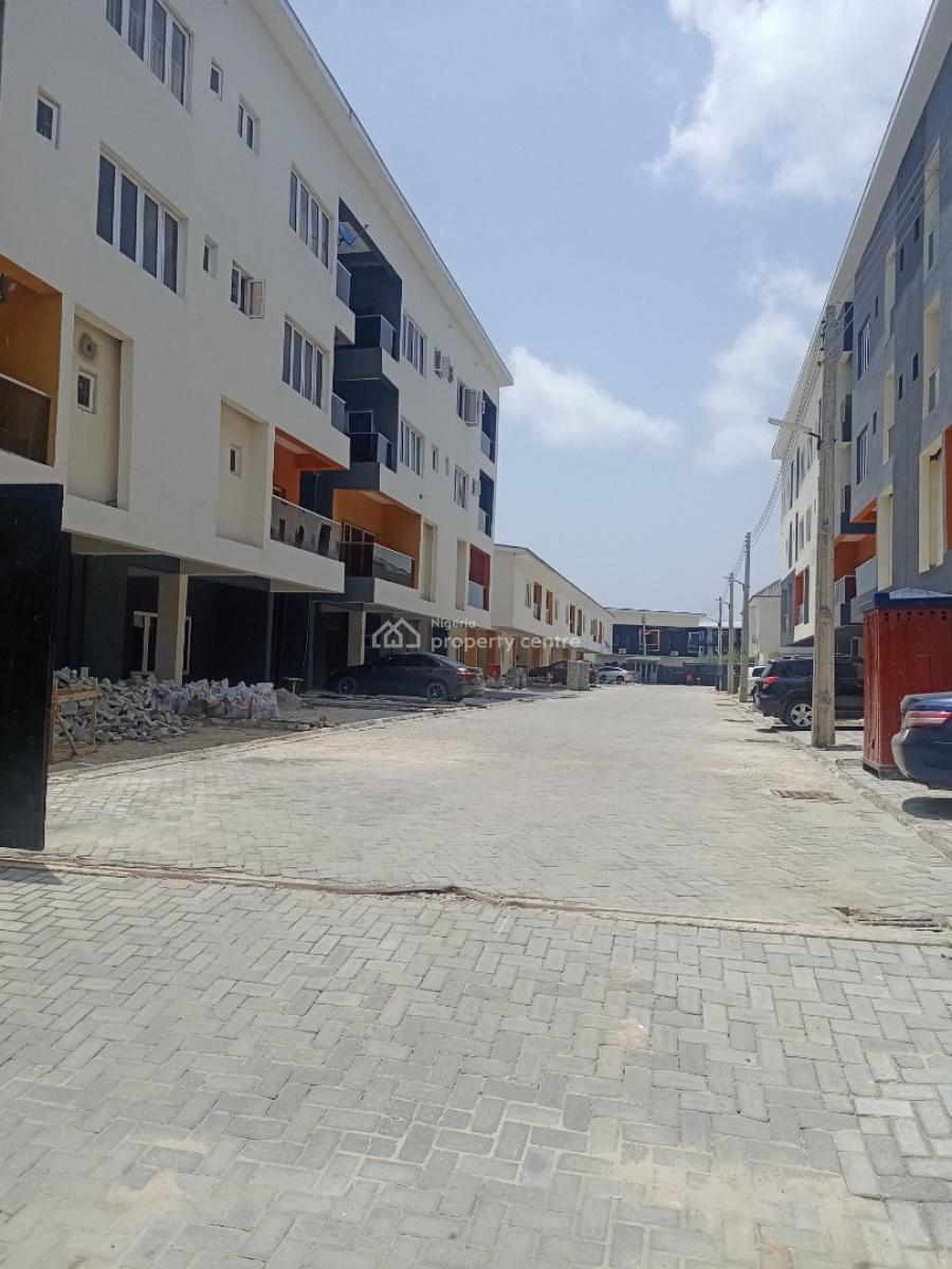 Luxury Built 4 Bedroom Maisonette (carcass), Ikate, Lekki, Lagos, Terraced Duplex for Sale
