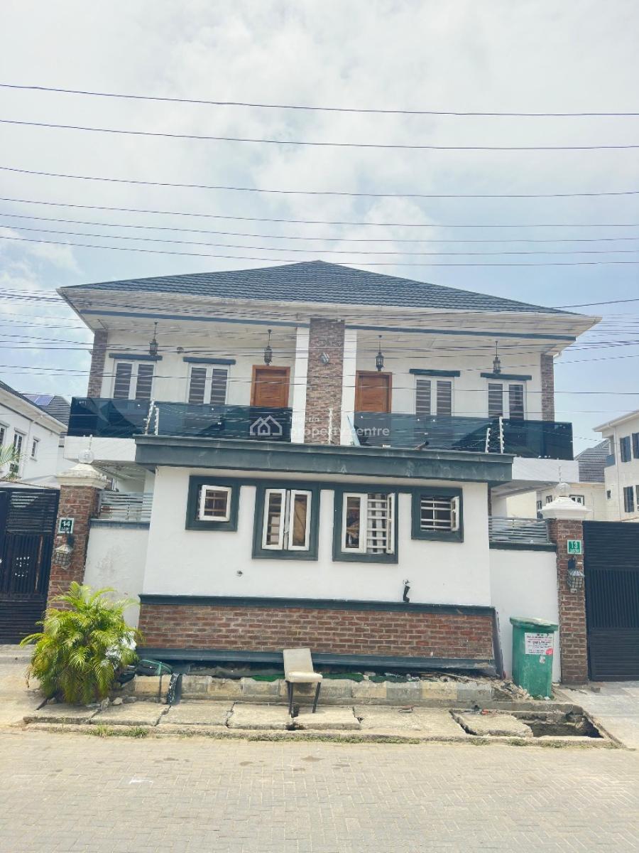 4 Bedrooms Semi-detached Duplex with a Room Bq, Osapa, Lekki, Lagos, Semi-detached Duplex for Rent