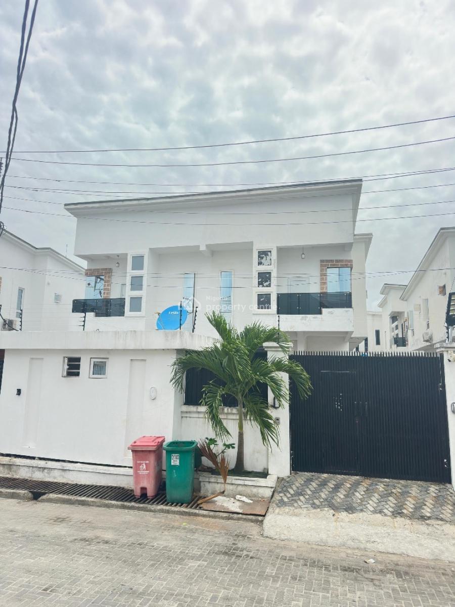 4 Bedrooms Semi-detached Duplex with a Room Bq and a Gate House, Osapa, Lekki, Lagos, Semi-detached Duplex for Rent