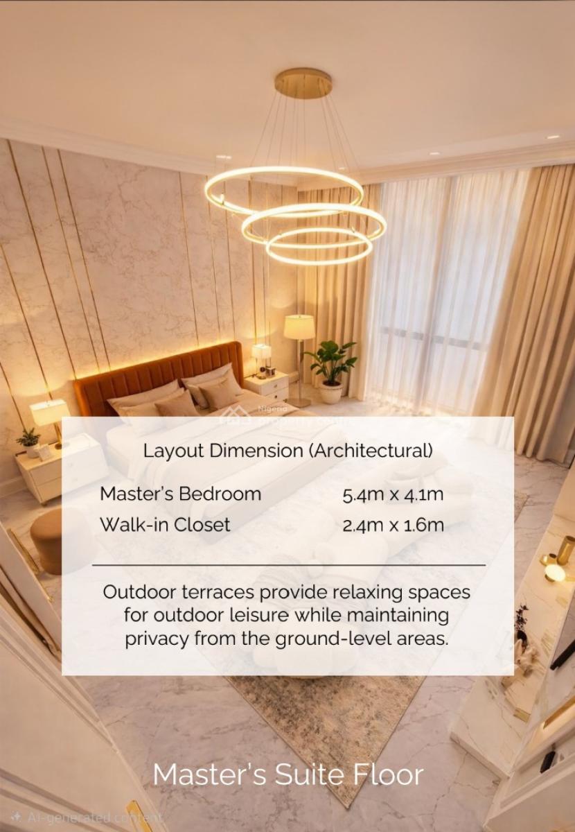 Luxury 6 Bedroom Detached Houses, Guzape District, Abuja, Detached Duplex for Sale