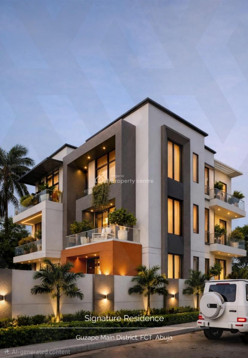 Luxury 6 Bedroom Detached Houses, Guzape District, Abuja, Detached Duplex for Sale
