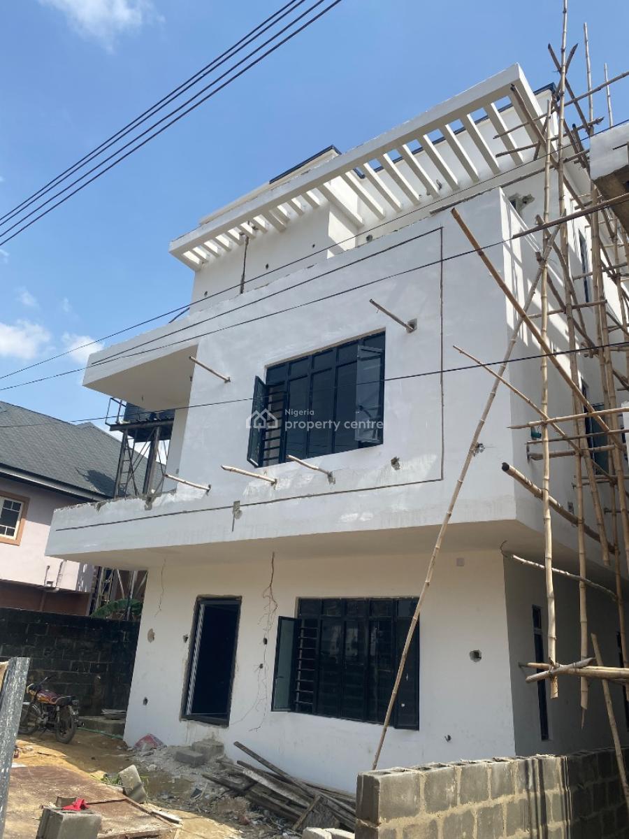 Brand New 4 Bedroom Contemporary Smart House, Gbalajam Estate, Off Peter Odili Road / Woji, Port Harcourt, Rivers, Detached Duplex for Sale