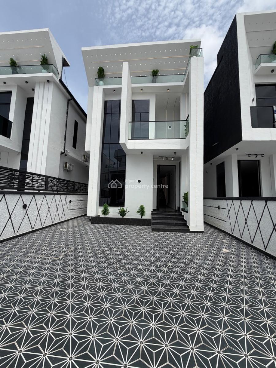 Spacious 5 Bedroom Fully Detached House with Bq, Chevron, Lekki, Lagos, Detached Duplex for Sale