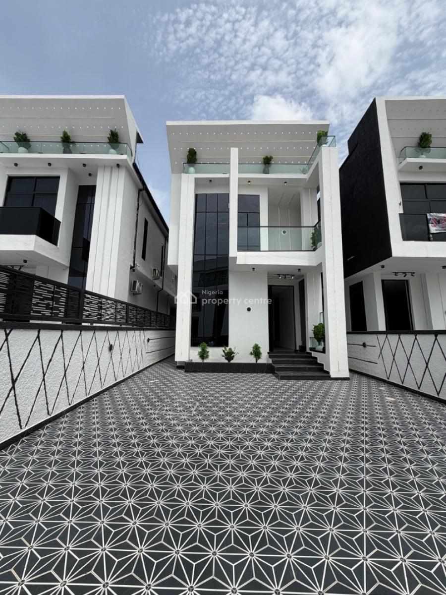 Spacious 5 Bedroom Fully Detached House with Bq, Chevron, Lekki, Lagos, Detached Duplex for Sale