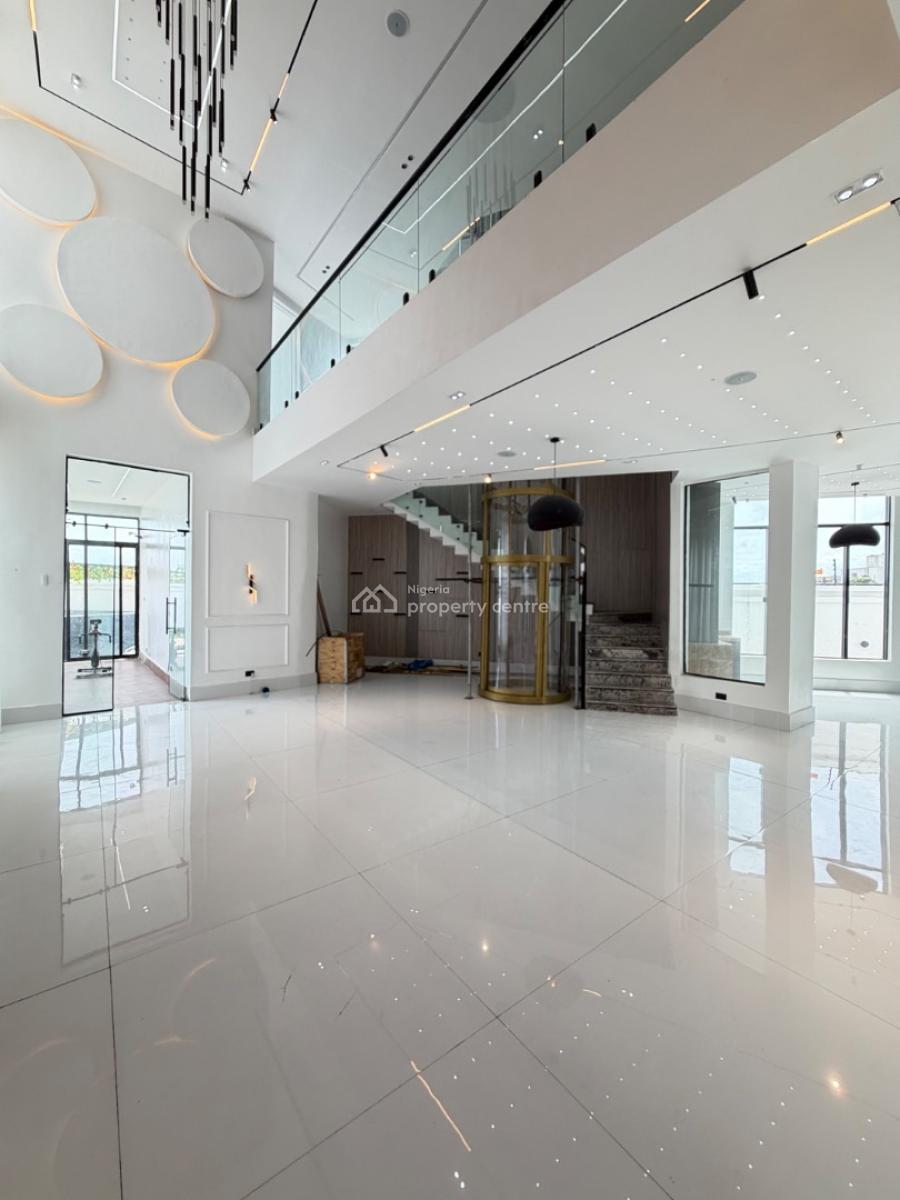 Luxury 5 Bedroom Fully Detached House with Elevator and Pool, Chevron, Lekki, Lagos, Detached Duplex for Sale