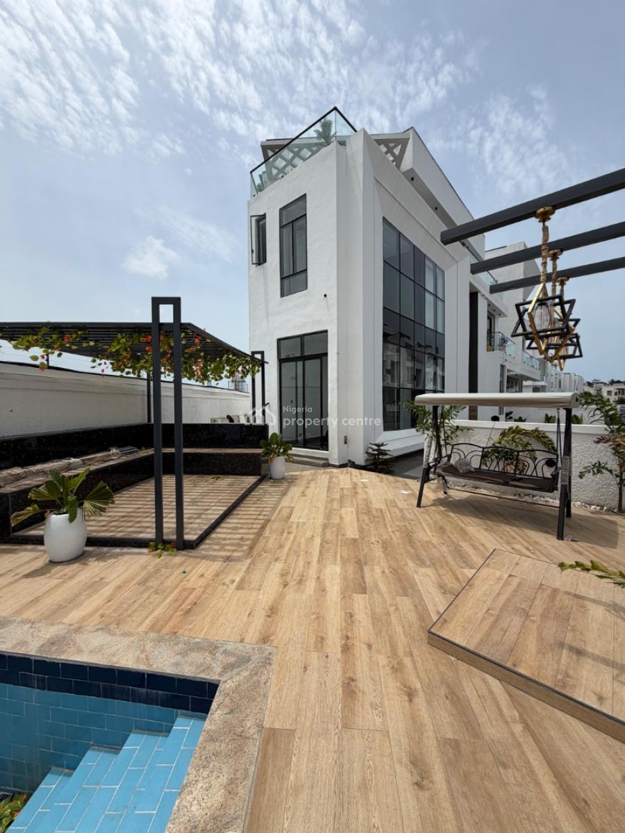 Luxury 5 Bedroom Fully Detached House with Elevator and Pool, Chevron, Lekki, Lagos, Detached Duplex for Sale