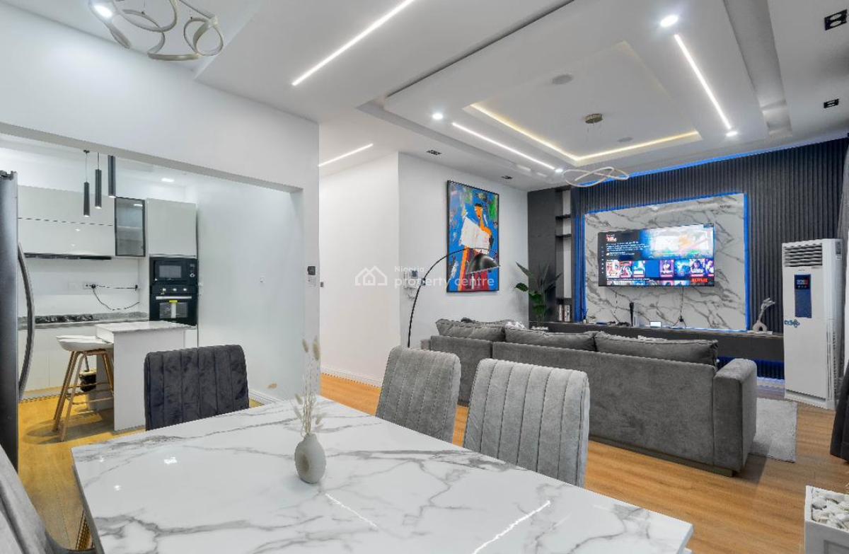 Fully Furnished 3 Bedrooms Apartment, Ikate, Lekki, Lagos, Flat / Apartment for Rent