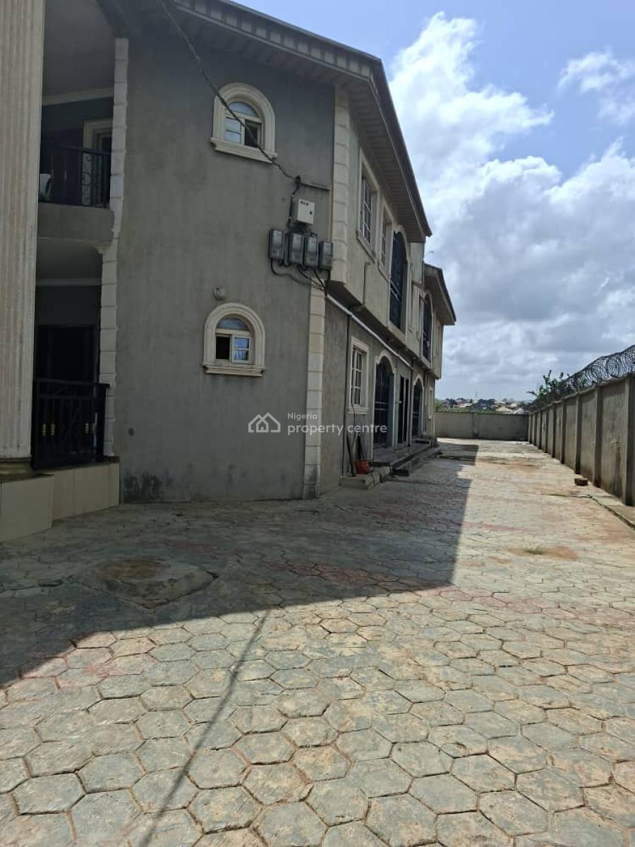 Block of  4 Flats of 2 Bed Each on Full Plot of Land, an Estate in,baruwa Ipaja Roads, Ipaja, Lagos, Block of Flats for Sale