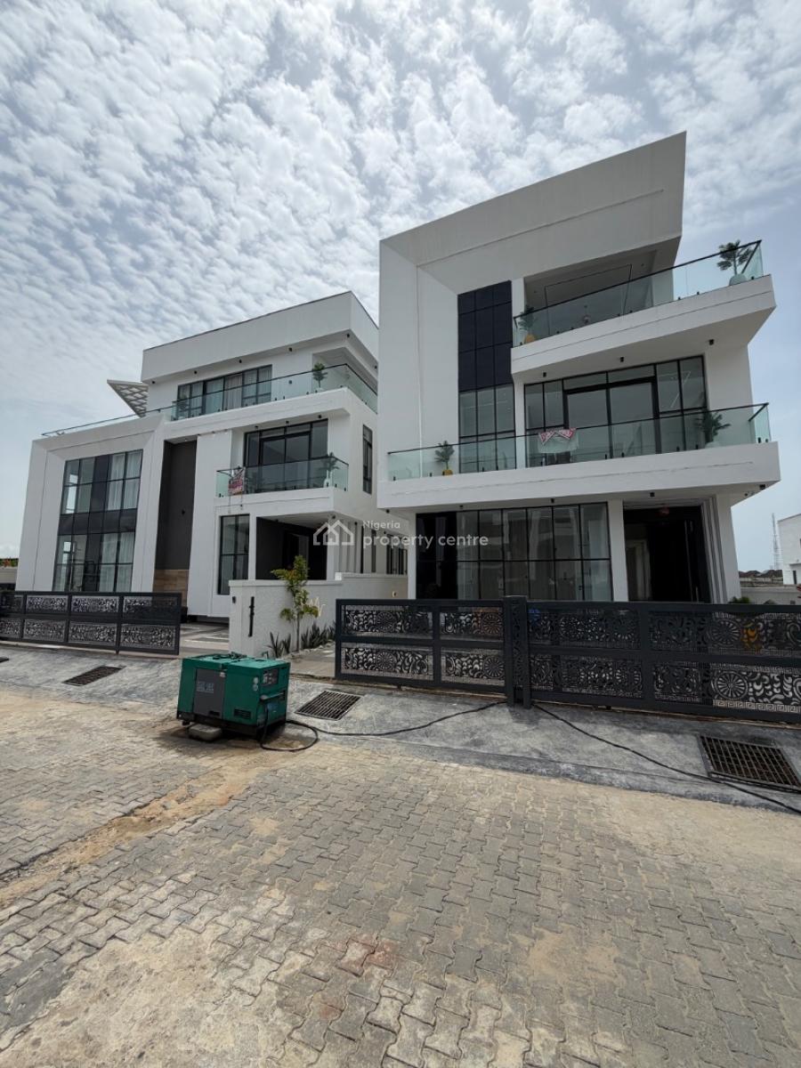Spacious 6 Bedroom Fully Detached House with Elevator, Chevron, Lekki, Lagos, Detached Duplex for Sale