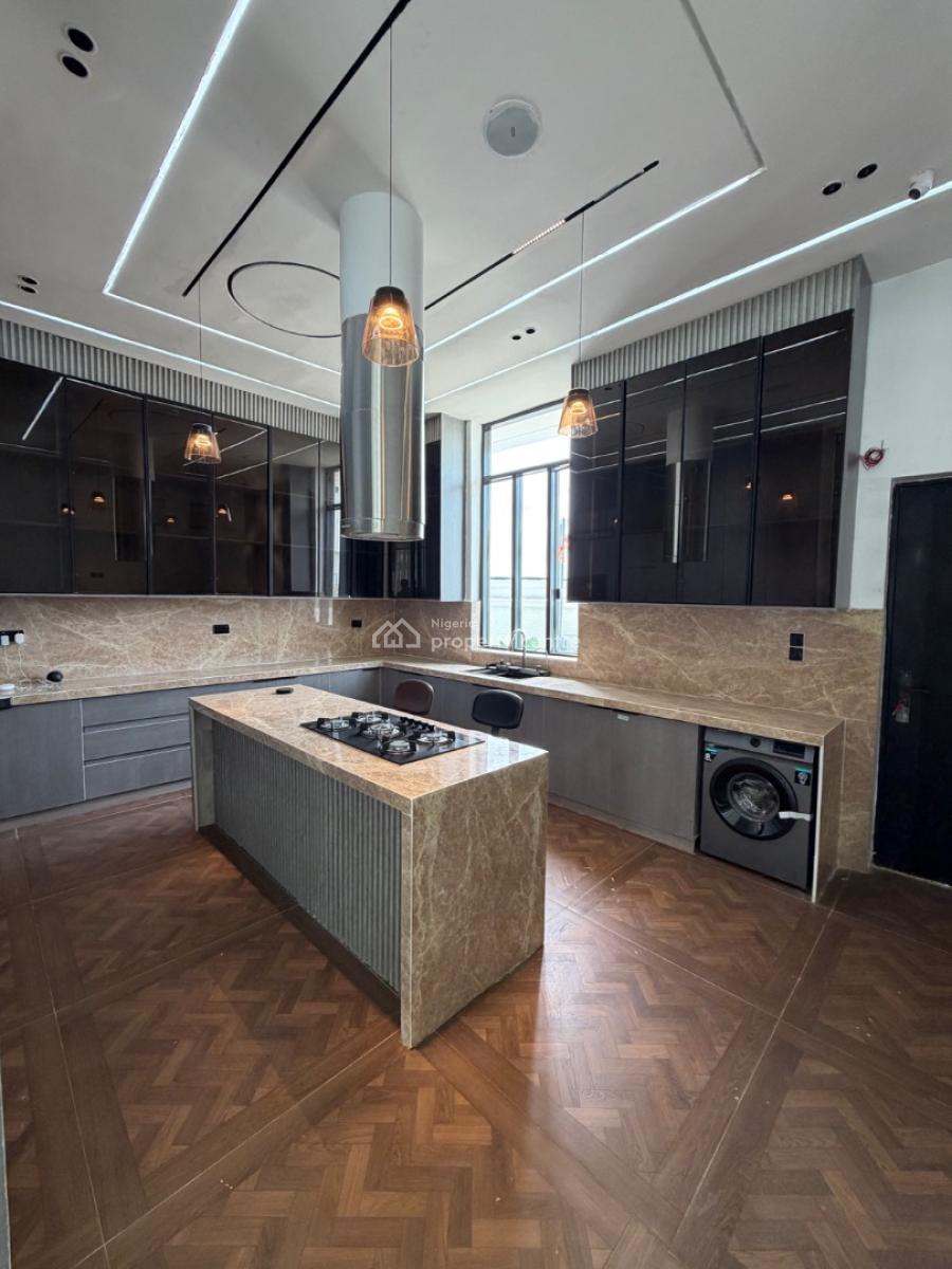 Spacious 6 Bedroom Fully Detached House with Elevator, Chevron, Lekki, Lagos, Detached Duplex for Sale