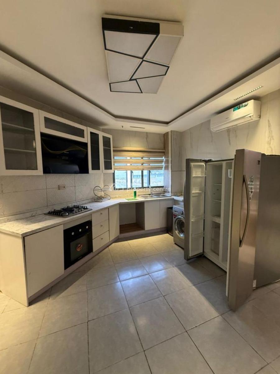 Well Finished Furnished & Serviced 3 Bedroom Water-view Flat with Bq, Banana Island, Ikoyi, Lagos, Flat / Apartment for Rent