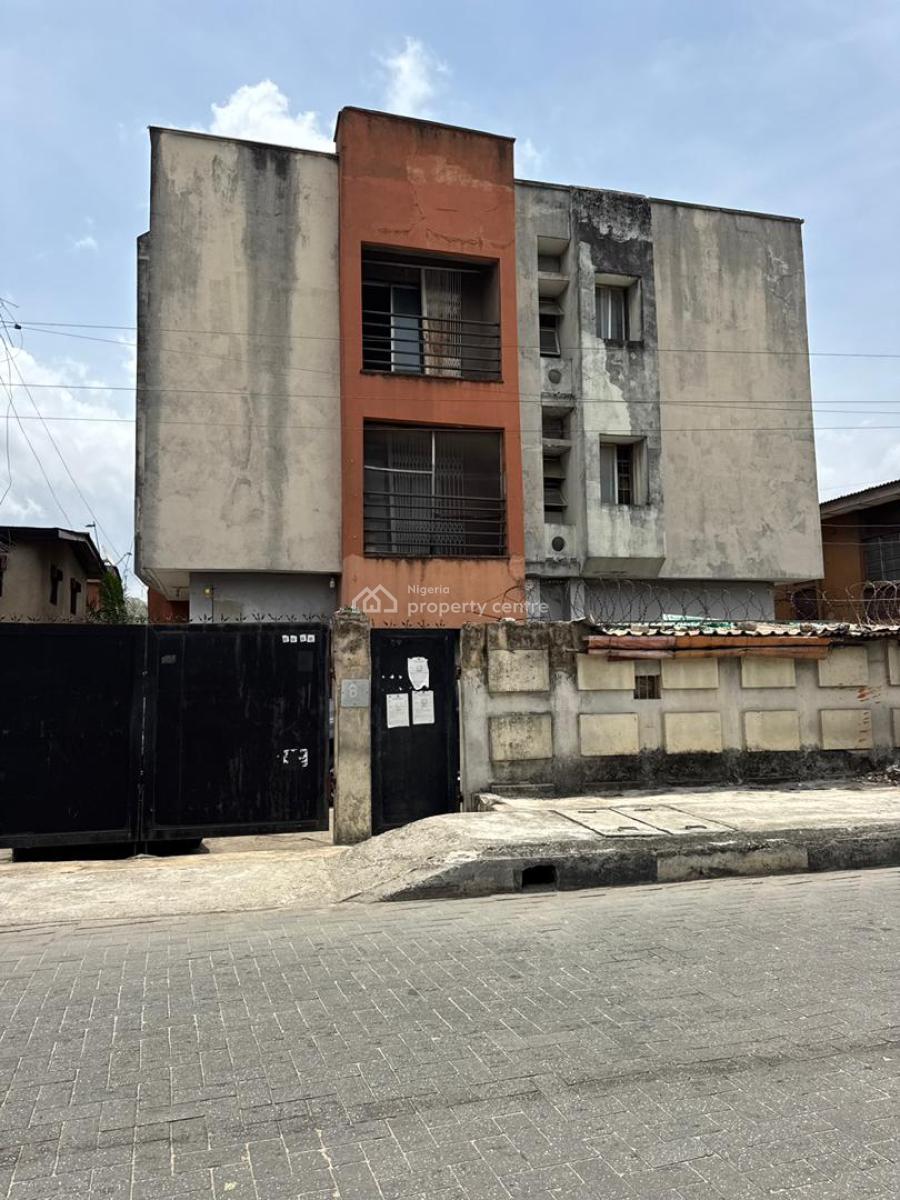 a Renovatable Storey Building Containing 6 Units of 2 Bedroom Apartments, Off Adekunle Kuye, Surulere, Lagos, Block of Flats for Sale