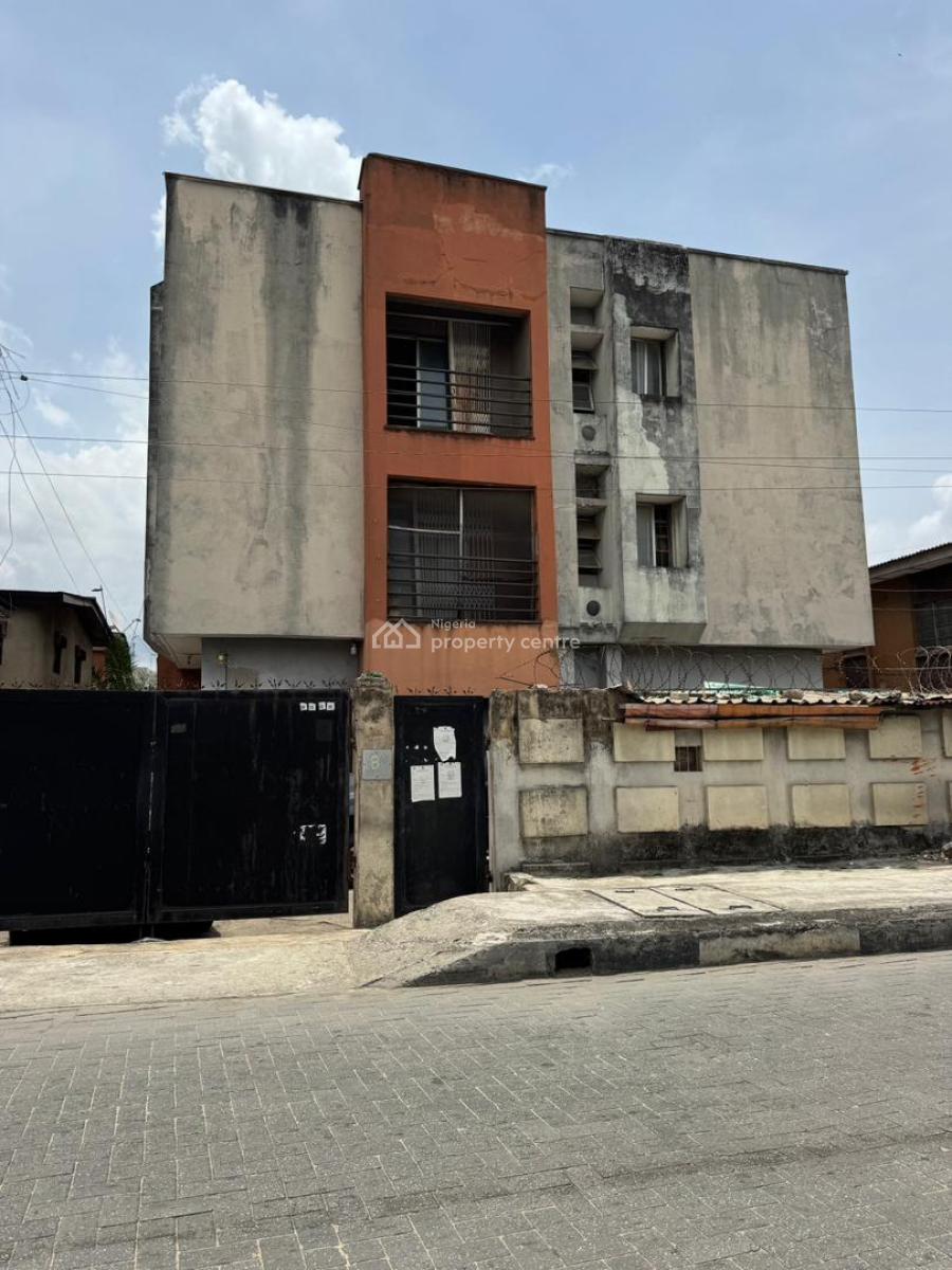 a Renovatable Storey Building Containing 6 Units of 2 Bedroom Apartments, Off Adekunle Kuye, Surulere, Lagos, Block of Flats for Sale