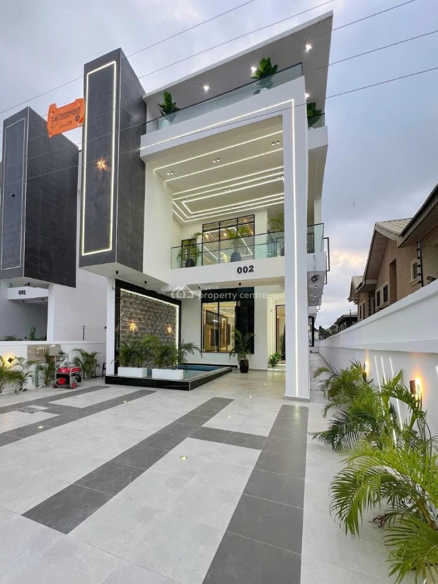 5 Bedroom Detached Duplex with Gym, Swimming Pool, Bq, Ikota, Lekki, Lagos, Detached Duplex for Sale