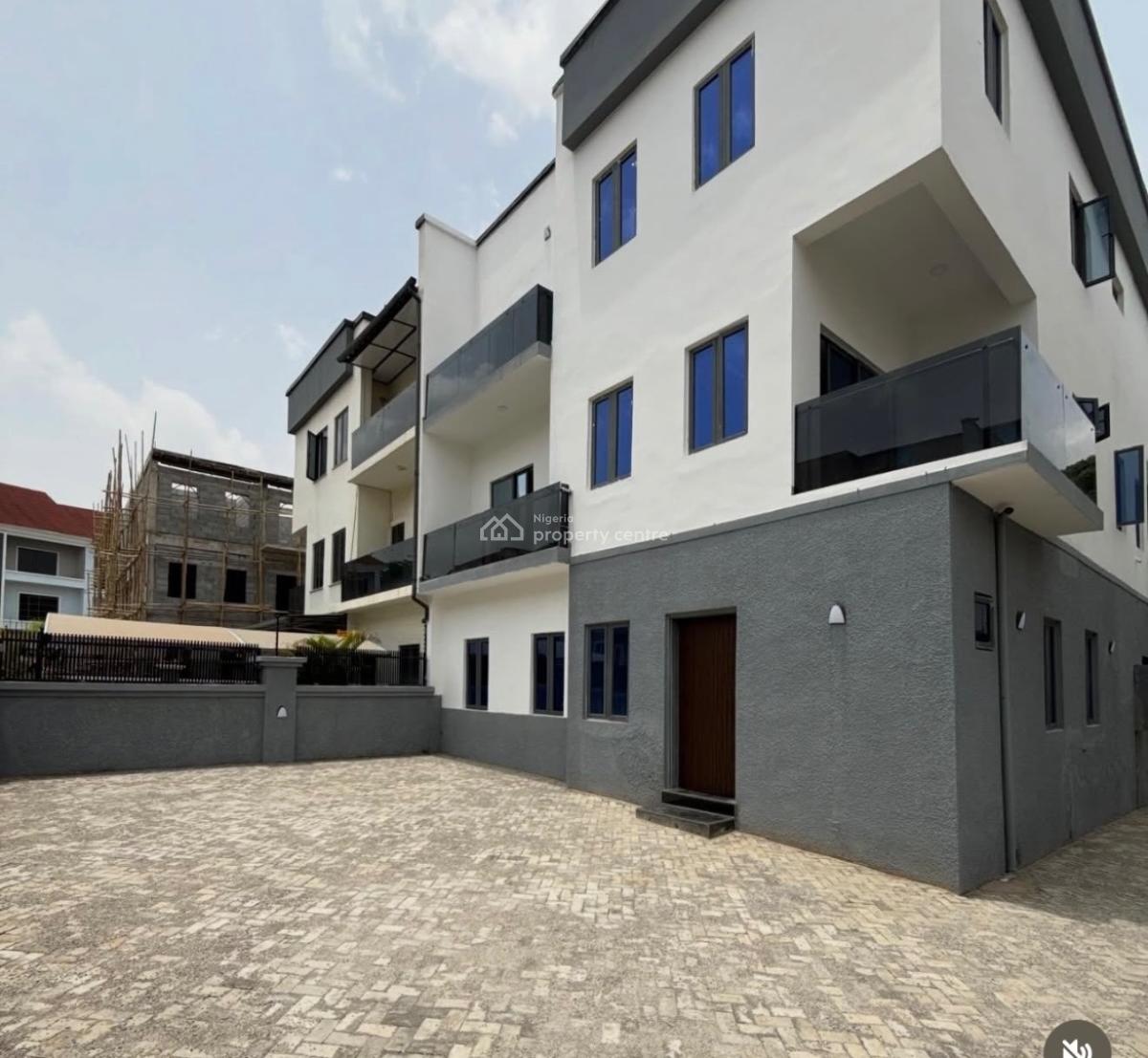 Standard 5 Bedroom Semi-detached Duplex with Bq, Wuse 2, Abuja, Semi-detached Duplex for Rent