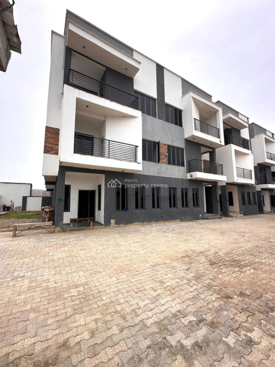 Newly Built 5 Bedrooms Terraced Duplex with Bq, Gilmore, Ajah, Lagos, Terraced Duplex for Sale
