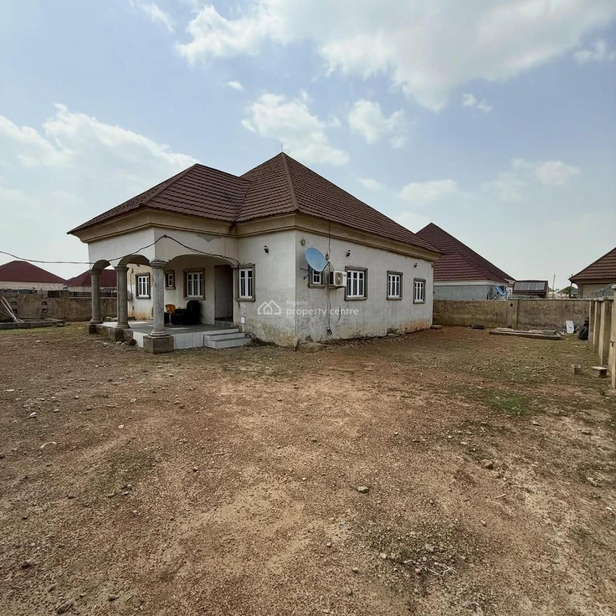 Luxury Spacious 3 Bedroom Detached Bungalow with Space for 2 Units Bq, Apo Wumba, Apo, Abuja, Detached Bungalow for Sale